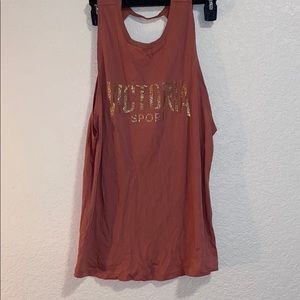 Victoria’s Secret open back pink tank top